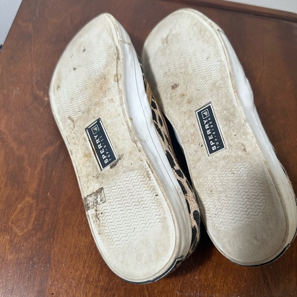 Sperry Leopard Print Slip-On Shoes - Picture 7 of 9